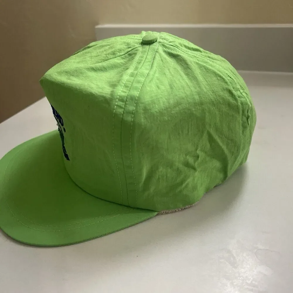Arrowhead Mountain Spring Water Colorado Leisure Sports Vintage Neon Green Hat